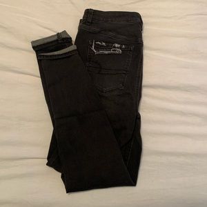 American eagle black jeggings / skinny jeans